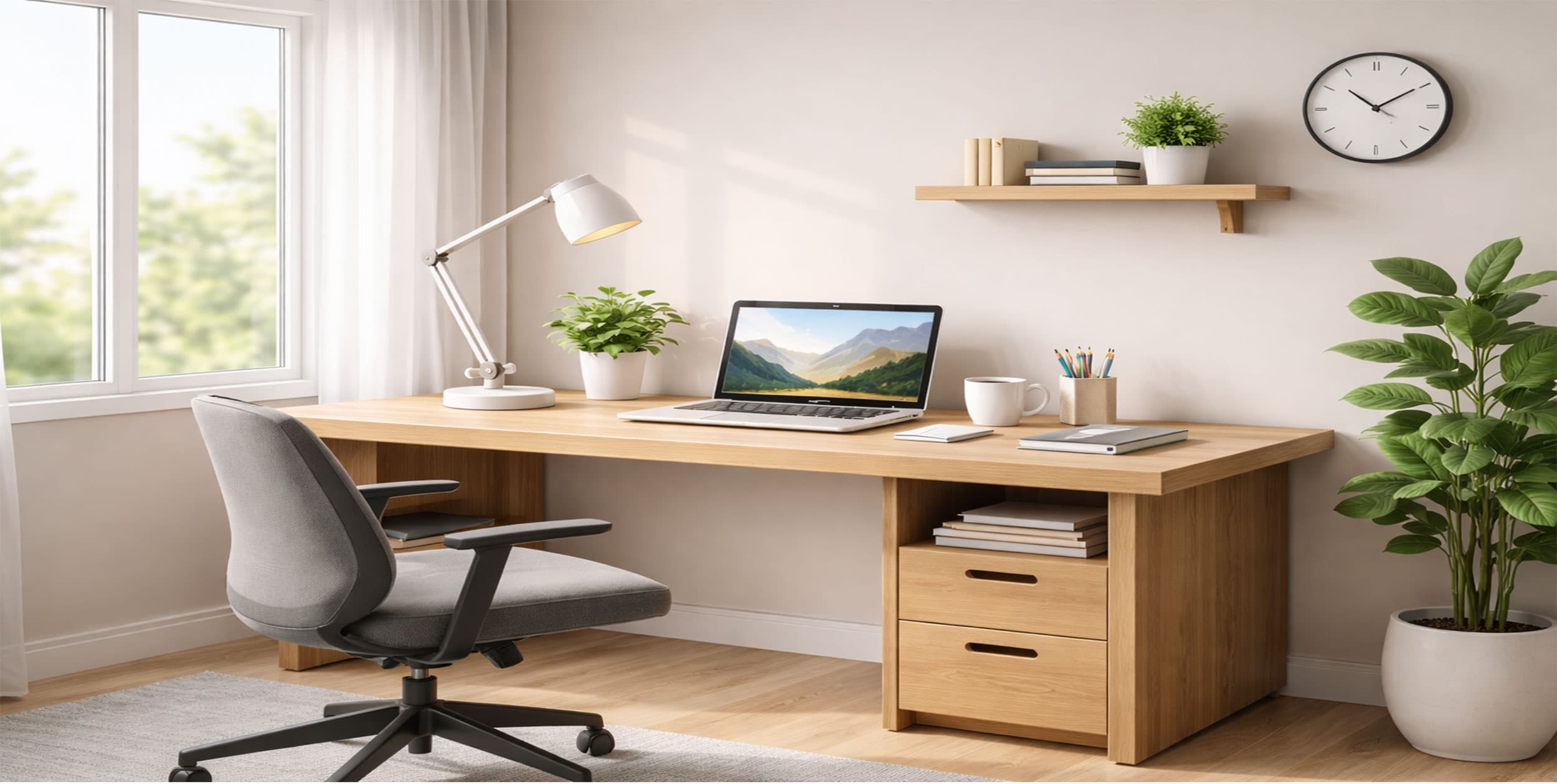 راهنمای جامع انتخاب و طراحی میز تحریر ایده‌آل