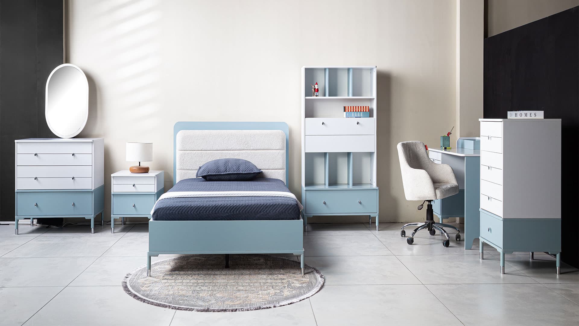 کانسپت سرویس خواب فیروزه