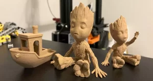 چوب در چاپ 3 بعدی